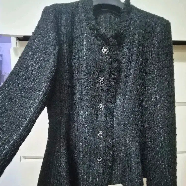 [BUNJANG] MICHAA Tweed Line Jacket 55 Size / 미샤 트위드 라인자켓