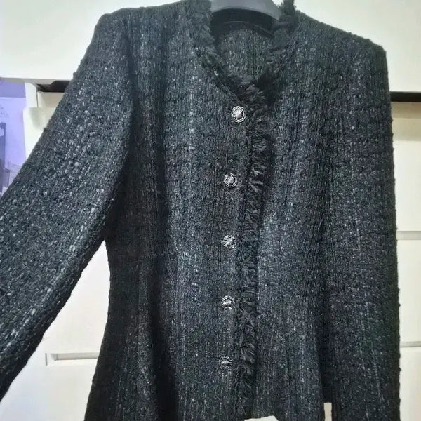 [BUNJANG] MICHAA Tweed Line Jacket 55 Size / 미샤 트위드 라인자켓