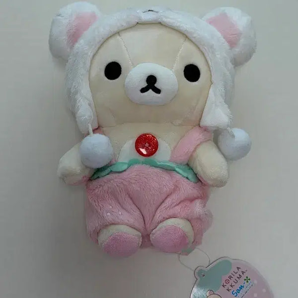 [BUNJANG] Korilakkuma Strawberry Day Plush / 코리락쿠마 딸기한하루 코리락쿠마 딸기하루 리락쿠마