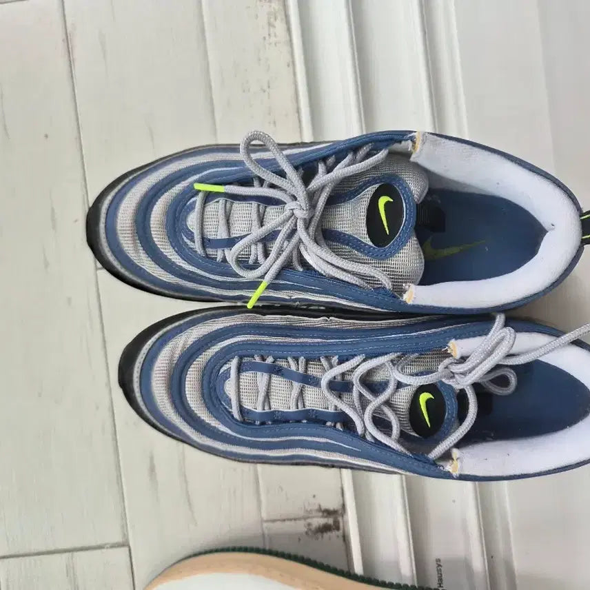 [BUNJANG] Nike Air Max 97 OG Atlantic Blue & Voltage Yellow / 280)나이키 에어맥스 97 OG 애틀랜틱 블루 앤 볼티지 옐로우