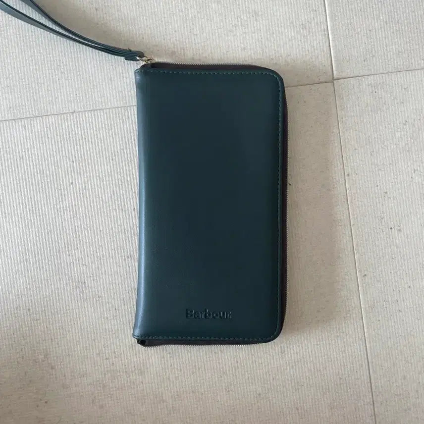 [BUNJANG] Barbour Long Wallet Passport Case Pouch / 바버 장지갑 여권케이스 파우치