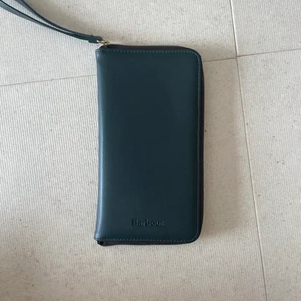 [BUNJANG] Barbour Long Wallet Passport Case Pouch / 바버 장지갑 여권케이스 파우치