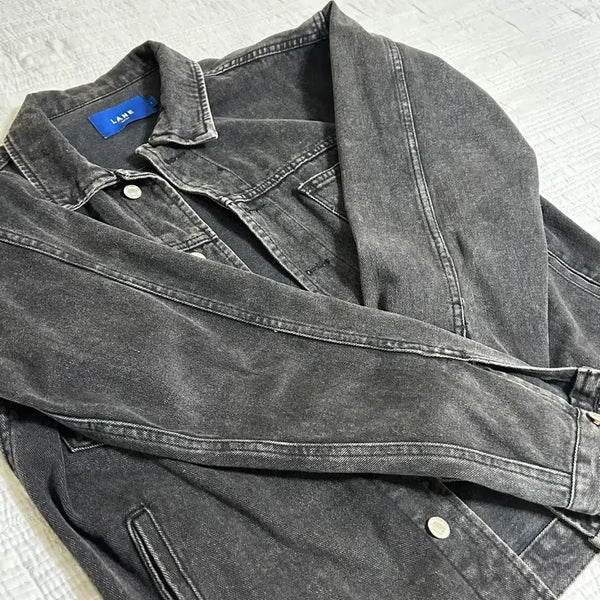 [BUNJANG] Black Indigo Denim Jacket / 흑청데님자켓