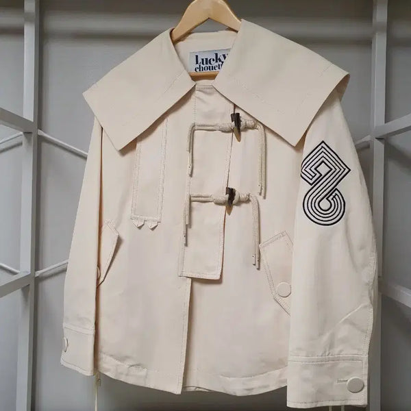 [BUNJANG] Lucky Chouette Sailor Collar Trench Coat / 새상품 럭키슈에뜨 세일러 카라 트렌치자켓 코트 점퍼