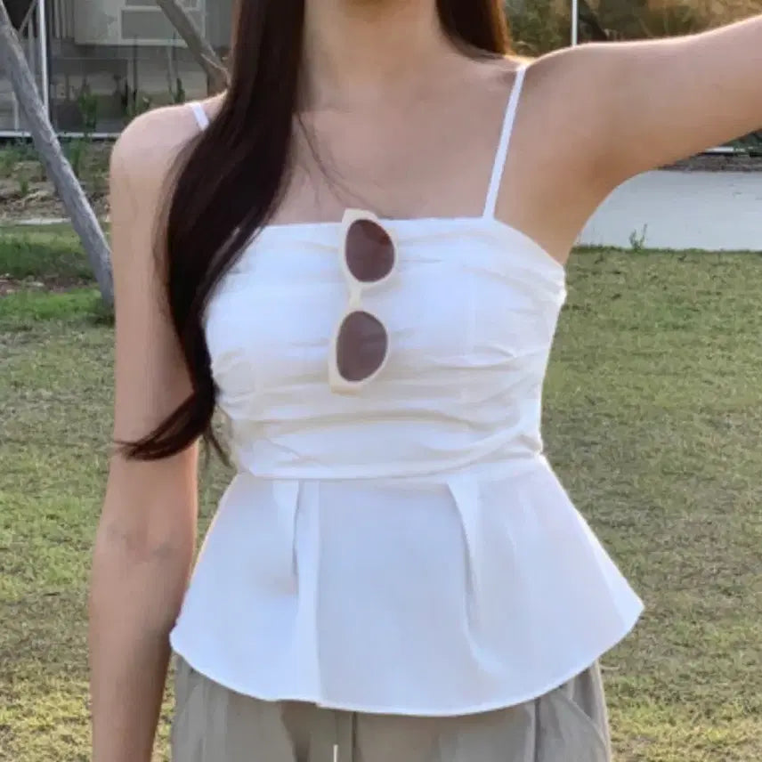 [BUNJANG] Under Lime Tube Bustier Tank Top / 언더라임 튜브 스모크 뷔스티에 나시