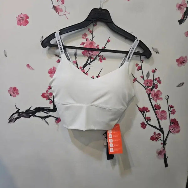 [BUNJANG] Xexymix Rash Guard Bra Top M White / 젝시믹스 레쉬가드 브라탑 M