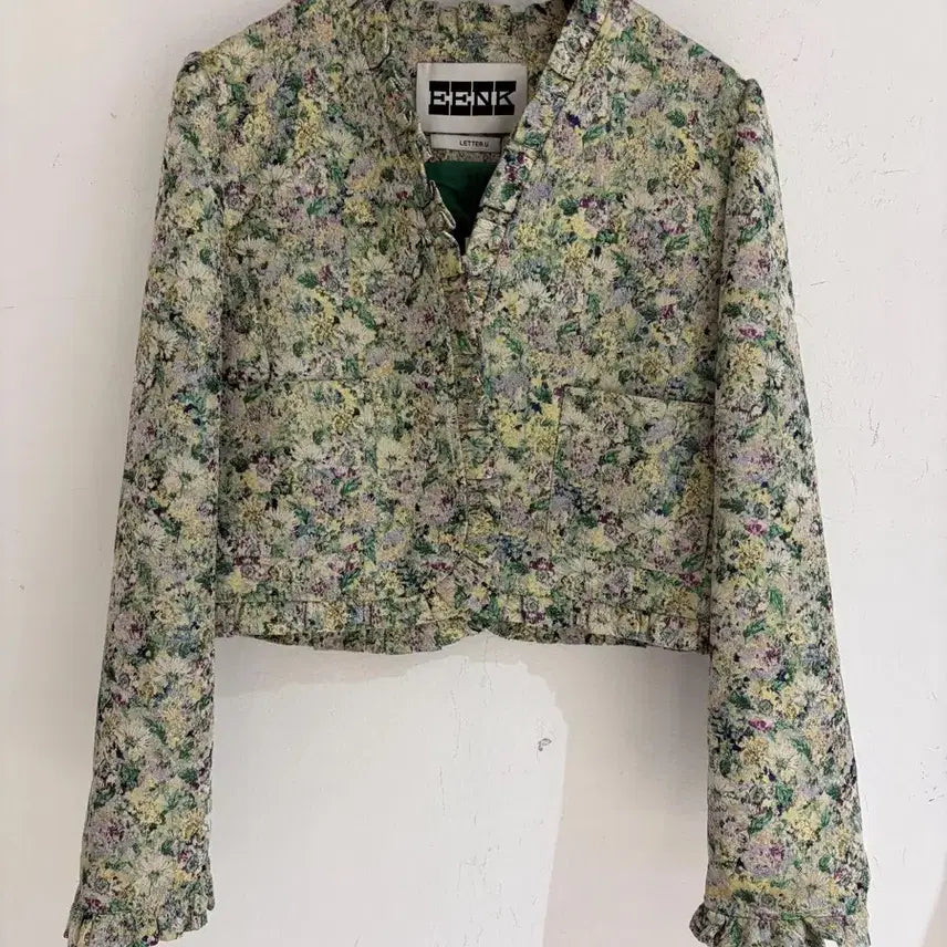 [BUNJANG] EENK Multi Color Polyester Single Breasted Blazer / EENK 자켓