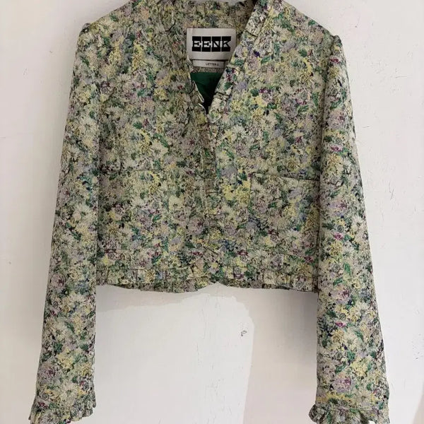 [BUNJANG] EENK Multi Color Polyester Single Breasted Blazer / EENK 자켓