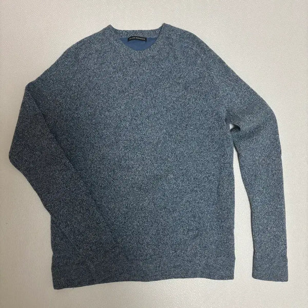 [BUNJANG] Club Monaco Blue Lambswool Knit Sweater / 클럽모나코 블루 니트