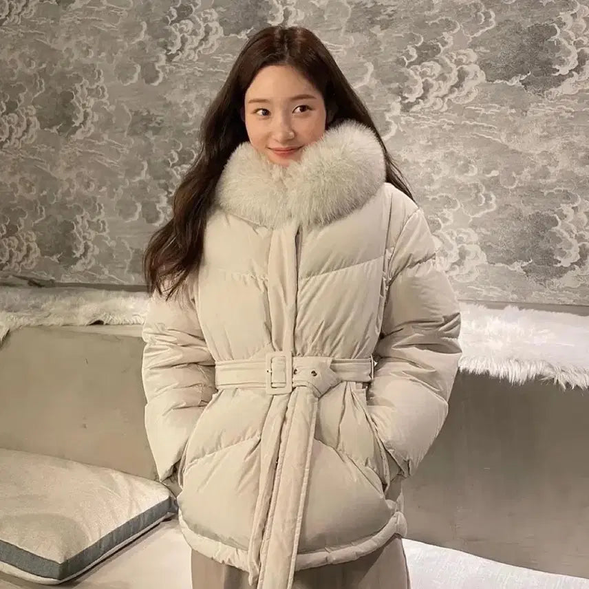 [BUNJANG] ON&ON Belted Goose Down S Size / 온앤온 벨티드 구스 다운 s사이즈
