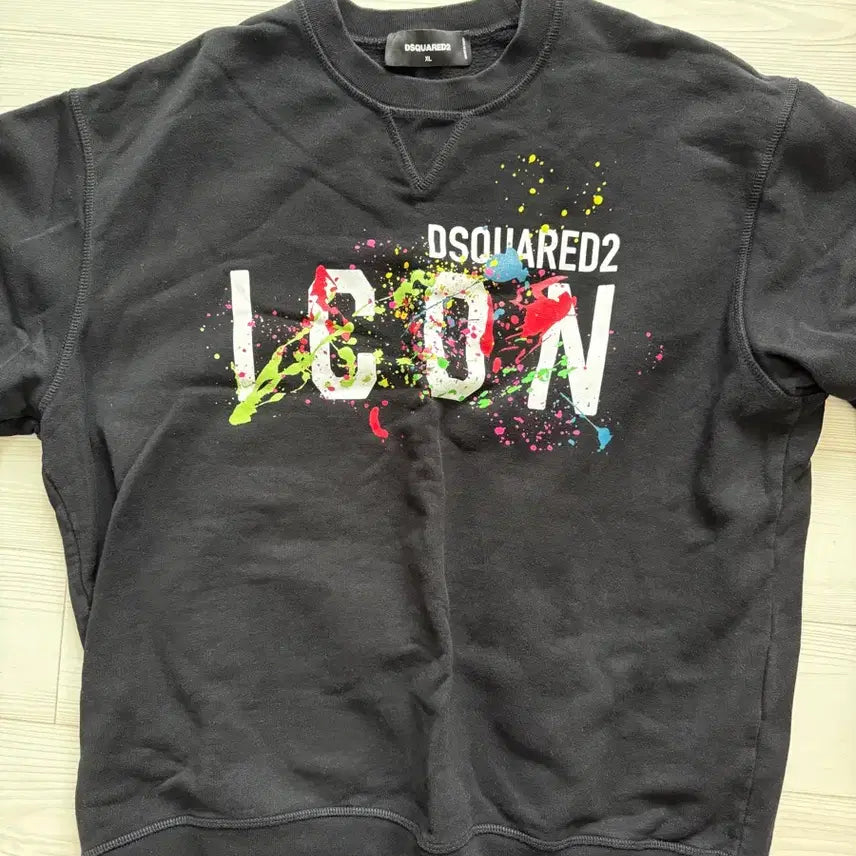 [BUNJANG] DSQUARED2 Icon Sweatshirt Black XL / DSQUARED2 아이콘 맨투맨 블랙