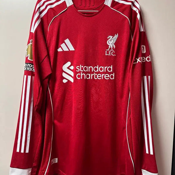 [BUNJANG] Liverpool 25/26 Authentic Home Long Sleeve Jersey - International L - Wirtz / 25/26 리버풀 홈 긴팔 어센틱 해외L 비르츠 판매