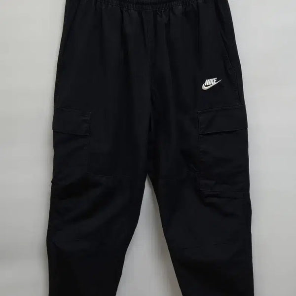 [BUNJANG] Nike Club Black Cargo Pants M / 나이키 클럽 블랙 카고팬츠 M 25년신상