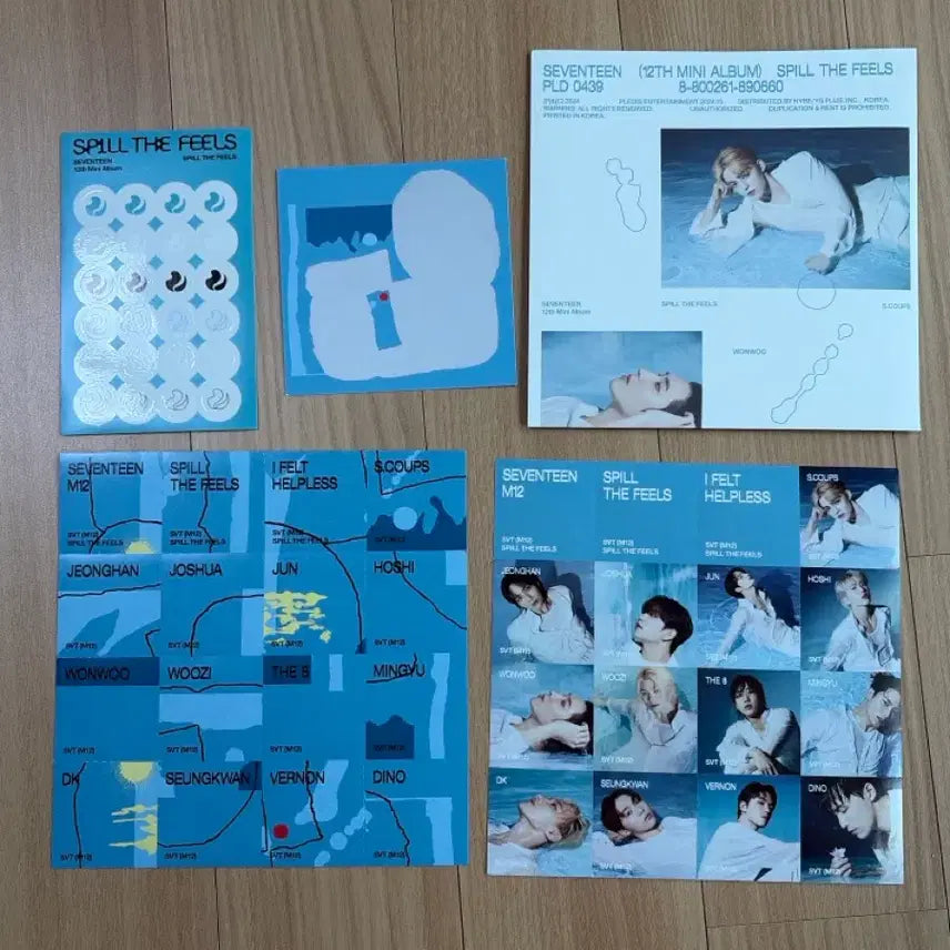 [BUNJANG] SEVENTEEN Spill The Feels Sticker Poster / 세븐틴 SEVENTEEN SPILL THE FEELS 스티커포스터