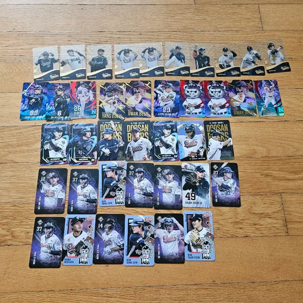 [BUNJANG] Doosan Bears Baseball Player Photocard Set (40 Cards) / cu 두산베어스 포토카트 포카 40장 세트