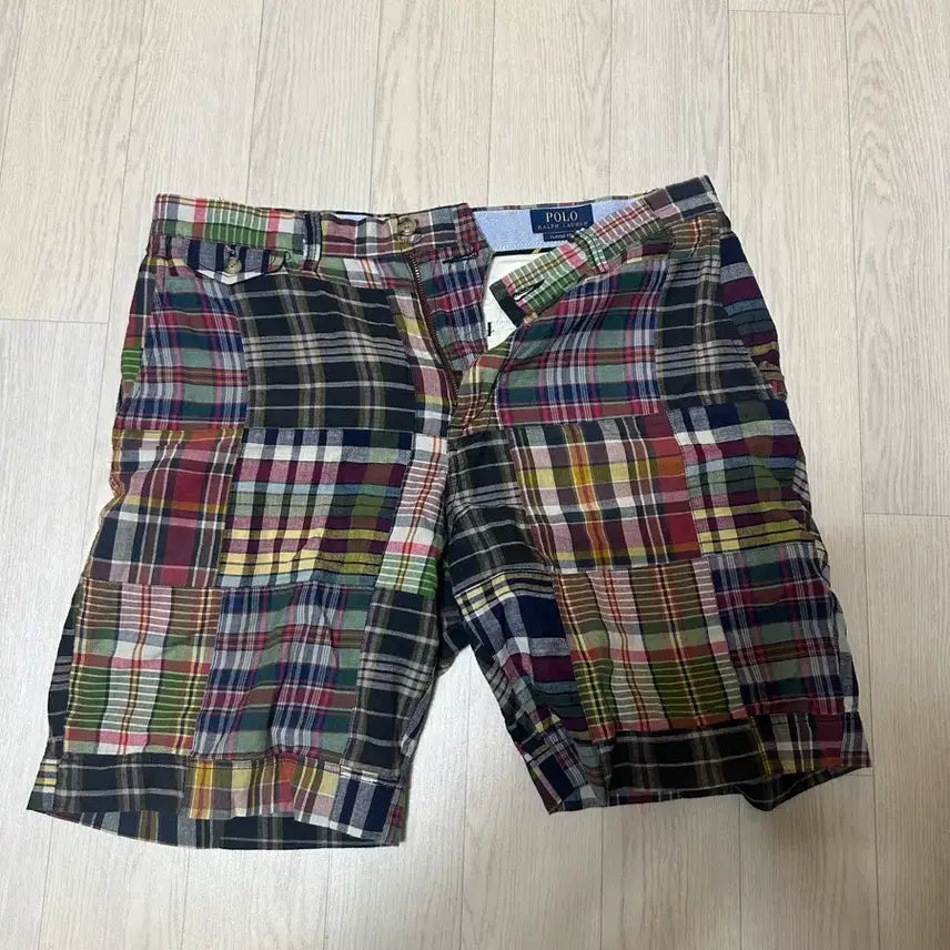 [BUNJANG] Ralph Lauren Patchwork Half Pants / 랄프로렌 패치워크 하프팬츠