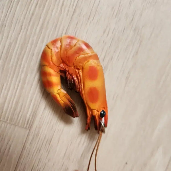 [BUNJANG] Shrimp Charm Keychain / 새우 키링