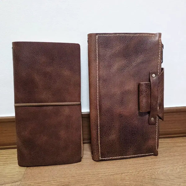 [BUNJANG] Leather Traveler's Notebook Bundle (Vintage Journaling) / 가죽 트래블러스 노트 일괄팝니다(빈티지다꾸)