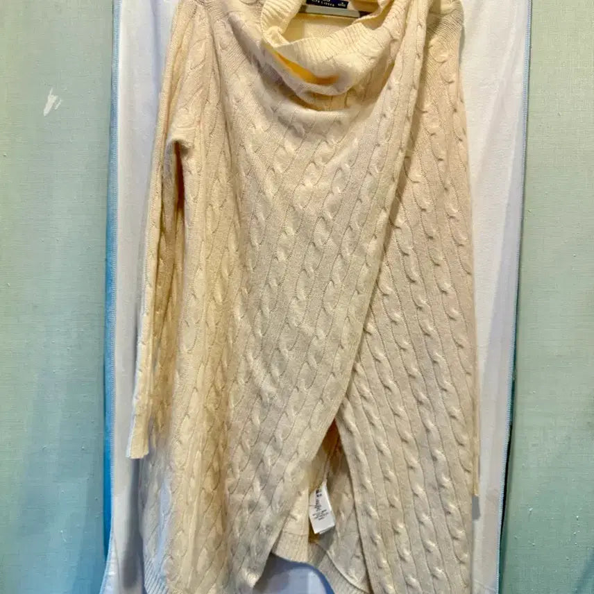 [BUNJANG] Polo Ralph Lauren Cable Wrap Cardigan Size M / 사이즈M) 폴로 랄프로렌 케이블 랩 가디건