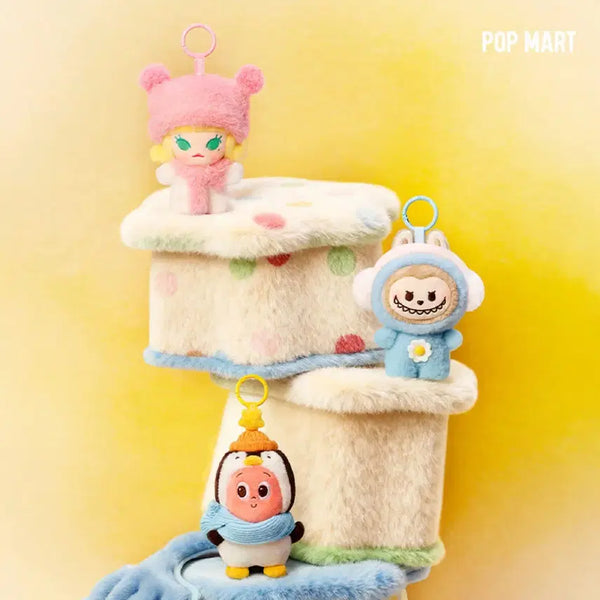 [BUNJANG] Popbin Fluffy & Cozy Series Starlight Penguin Plush Keychain / 팝빈 플러피 & 코지 시리즈 인형 키링 작은별 펭귄