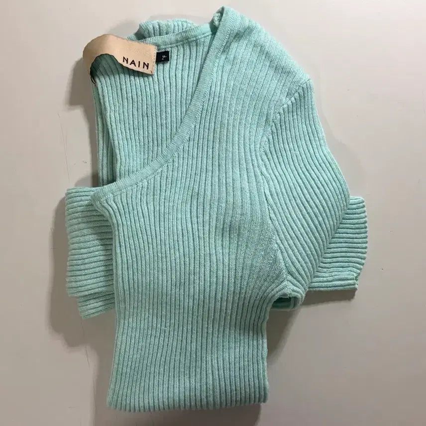 [BUNJANG] Atelier Nine Mint Knit Top / 아뜰리에나인 민트 탑
