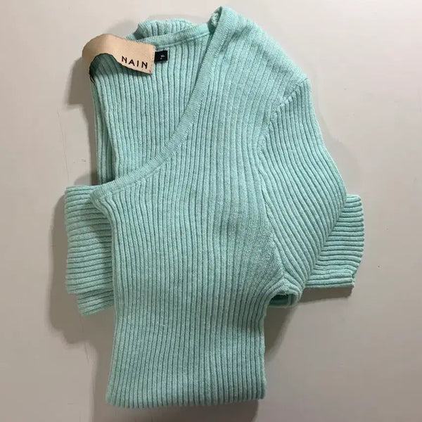 [BUNJANG] Atelier Nine Mint Knit Top / 아뜰리에나인 민트 탑
