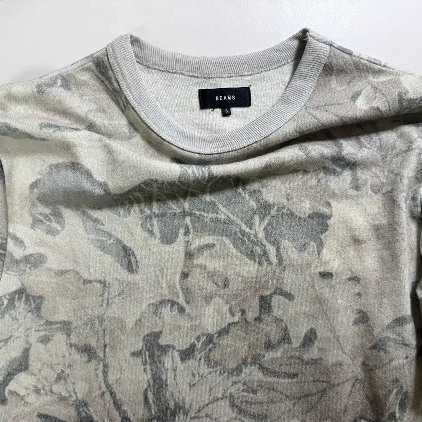 [BUNJANG] BEAMS Flower Camo Pattern T-Shirt / 빔즈 플라워 카모 패턴 티셔츠