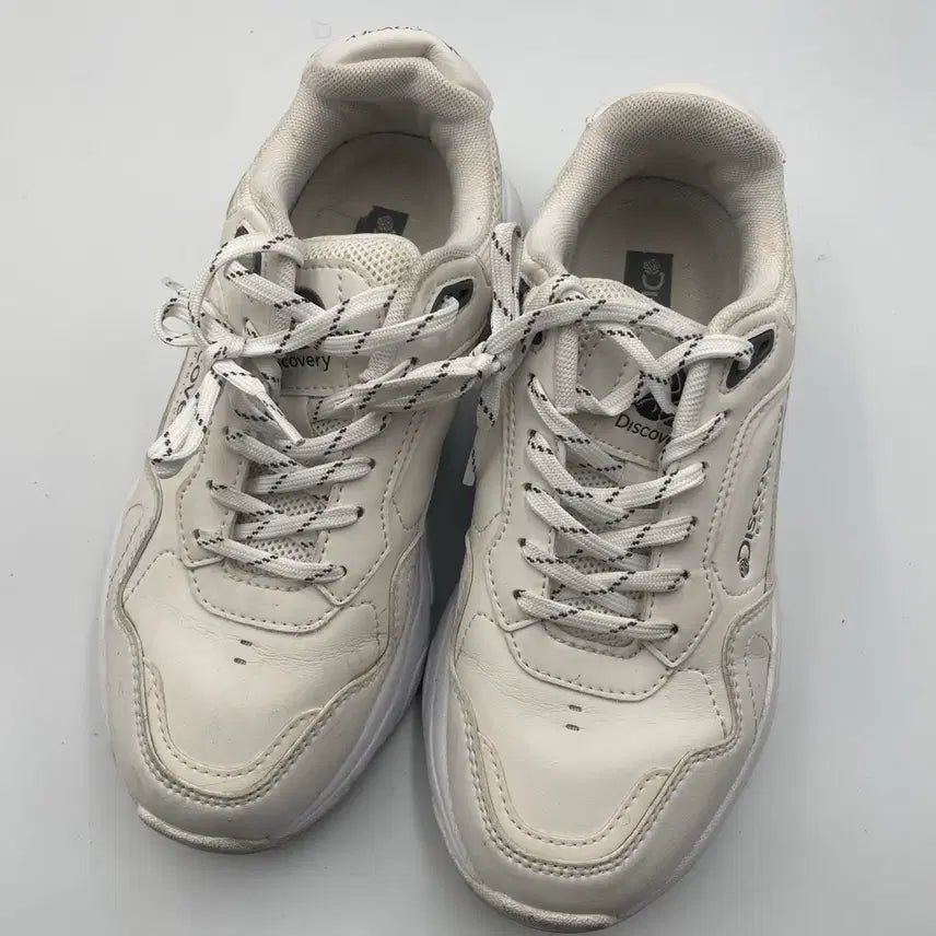 [BUNJANG] Discovery Women's Sneakers White / 디스커버리 여성 운동화 신발 235