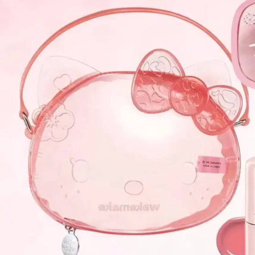 [BUNJANG] WAKEMAKE Hello Kitty Lip & Eye Kit Jelly Bag / 웨이크메이크 헬로키티 립앤아이키트 젤리백