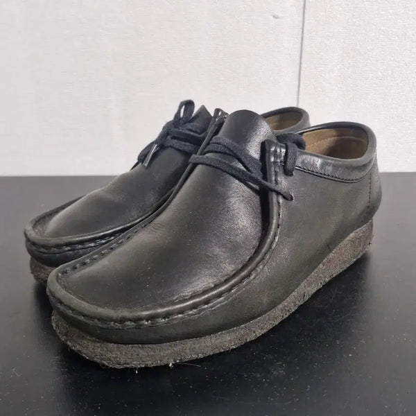 [BUNJANG] Clarks Wallabee Black Leather Shoes / 클락스 왈라비 블랙 레더(uk6.5 / 245)