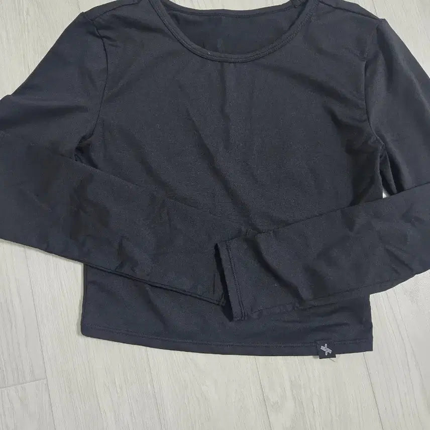 [BUNJANG] Xexymix Crop Top S Black / 젝시믹스 크롭탑 S