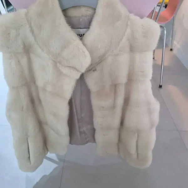 [BUNJANG] Naunice Mink Cashmere Vest / 나우니스 밍크 케시미어 베스트