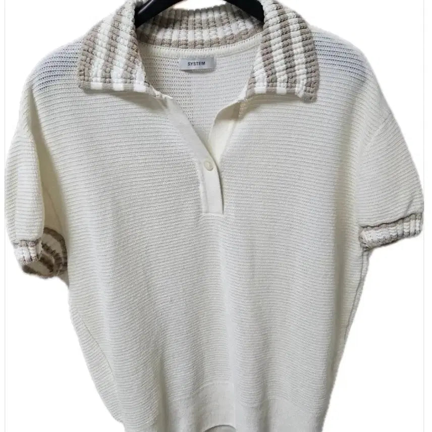 [BUNJANG] System Collar Knit Top / 24"시스템 카라 니트 F
