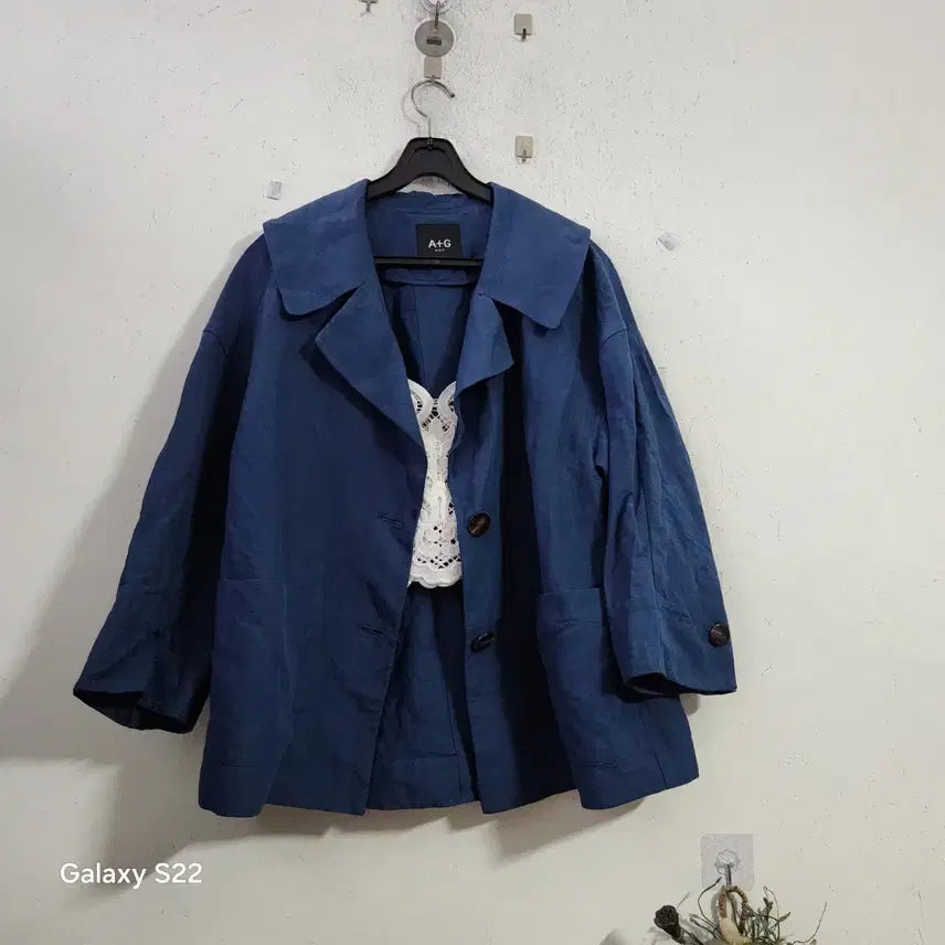 [BUNJANG] A+G Navy Jacket / A+G 네이비 자켓