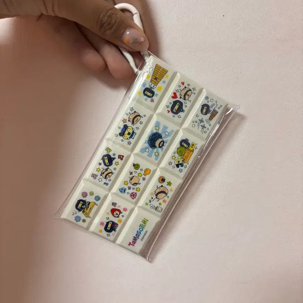 [BUNJANG] Oyajichi Gozaruchi Sticker Keychain Set / 오야지치 고자루치 스티커 키링