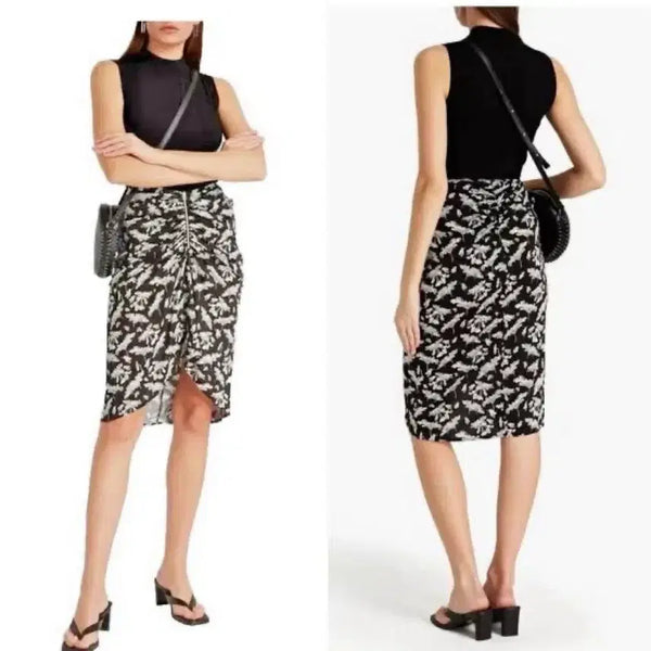 [BUNJANG] rag & bone SABEEN ZIP SKIRT BLACK MULTI / rag & bone BLACK MULTI SABEEN ZIP SKIRT