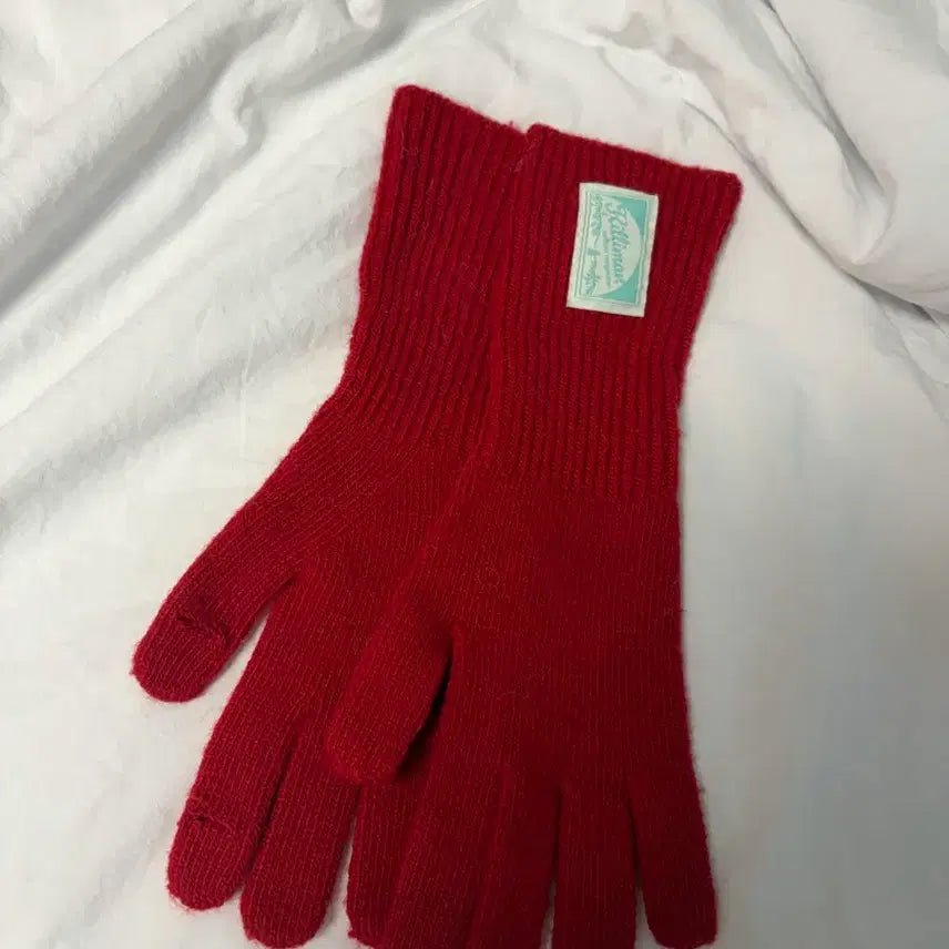 [BUNJANG] Killeman Knit Gloves Red / 킬리먼 장갑 레드