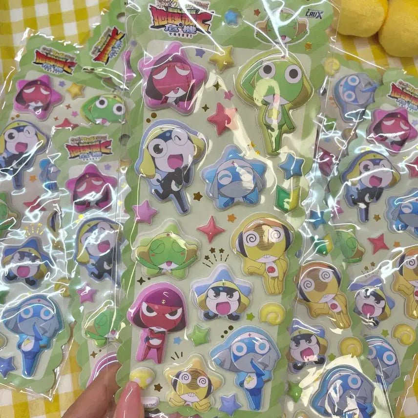 [BUNJANG] Keroro Marshmallow Stickers / 케로로 마시멜로 스티커
