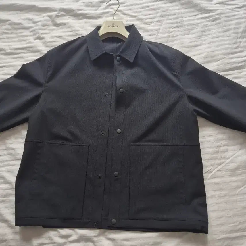 [BUNJANG] Club Monaco Air Square Bomber Shirt / 클럽모나코 에어 스퀘어 봄버 셔츠