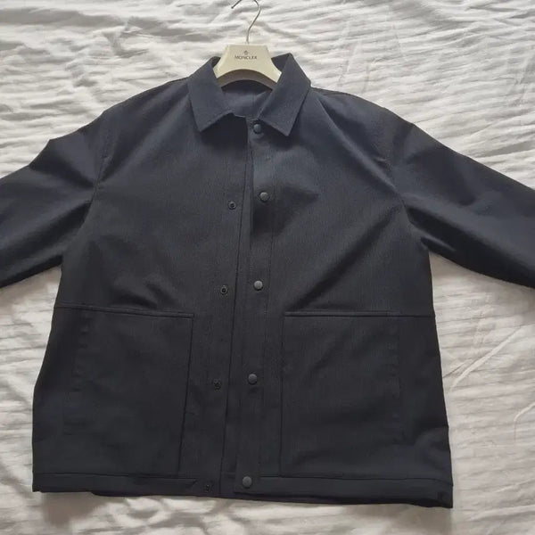 [BUNJANG] Club Monaco Air Square Bomber Shirt / 클럽모나코 에어 스퀘어 봄버 셔츠