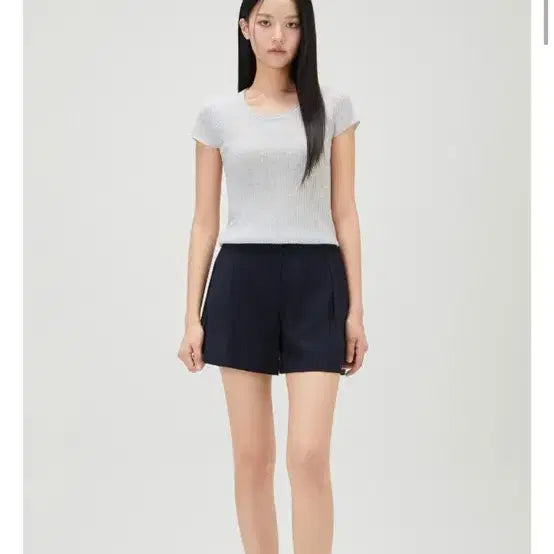 [BUNJANG] MIXXO Linen Blended Shorts Navy M / 미쏘 린넨 블렌디드 쇼츠 네이비 m