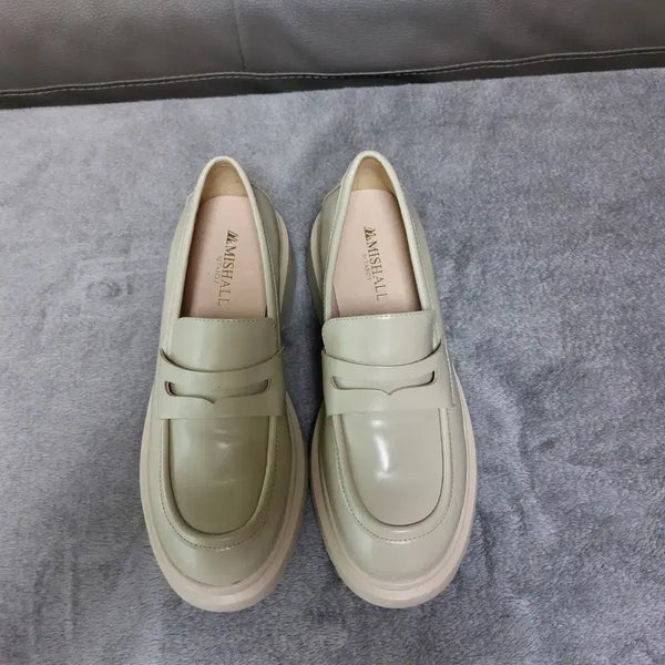 [BUNJANG] Tandy Platform Loafers Beige Size 240 / (240) 탠디통굽 로퍼 베이지