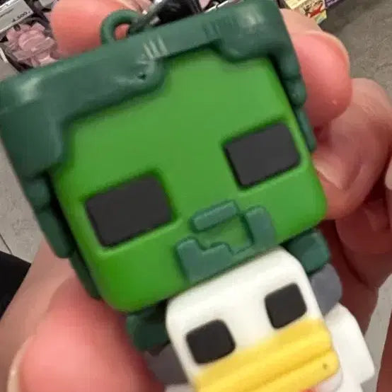[BUNJANG] Minecraft Baby Zombie Keychain / 마인크래프트 아기 좀비 키링