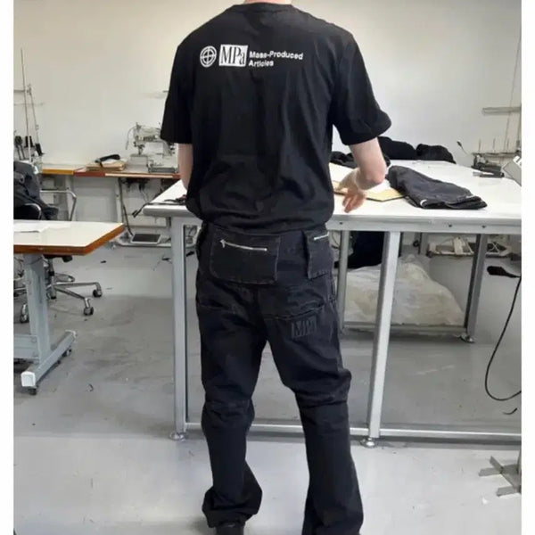 [BUNJANG] MPA Plastic Product Bag Pants Black S / MPa BAG PANTS (BLACK) 플라스틱프로덕트 백팬츠 s