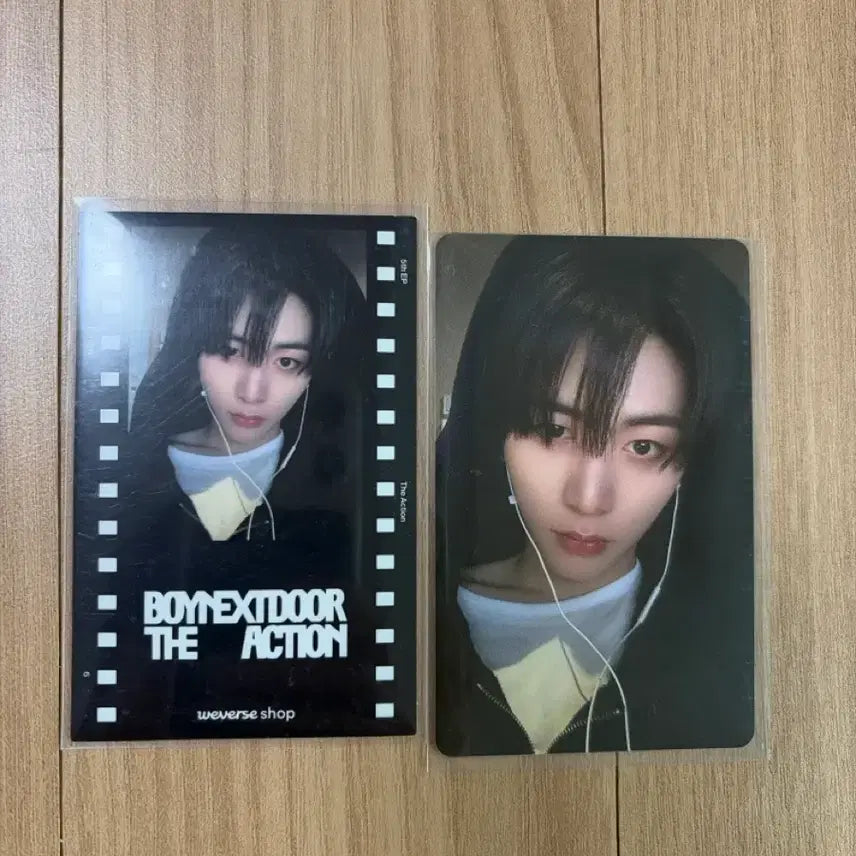 [BUNJANG] BOYNEXTDOOR The Runner Taesan Photocard / 보넥도 더액션 태산 포토카드특전