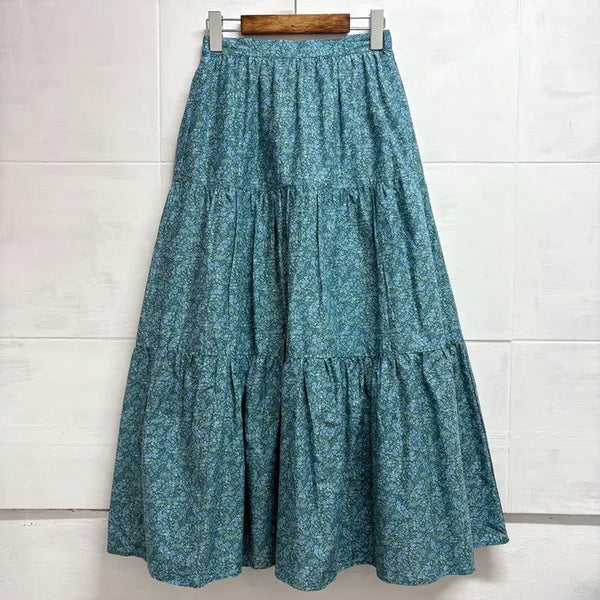 [BUNJANG] Samansa Mos2 Flower Tiered Long Skirt / samansa mos2 사만사모스 플라워 캉캉 롱 스커트 F JPN