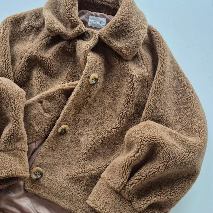 [BUNJANG] PVCS Fleece Oversized Jacket / PVCS 뽀글이 오버틱 자켓(S3