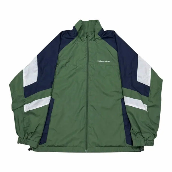 [BUNJANG] Thisisneverthat 18FW Windbreaker Track Jacket Green L / 18FW 디스이즈네버댓 윈드브레이커 바람막이 트랙자켓 그린 L