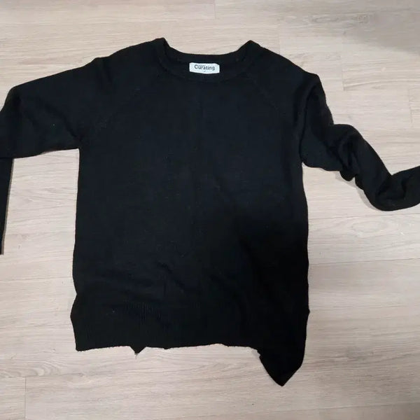 [BUNJANG] CURATING Black Knit Sweater Size L / 큐레이팅 블랙 니트