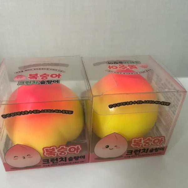 [BUNJANG] Peach Slime Toy (2-Pack) / 복숭아 슬라임